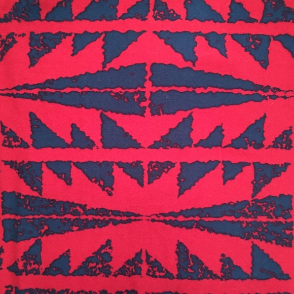 NWOT LuLaRoe Fuchsia Print Leggings - Tall & Curvy - Picture 2 of 4